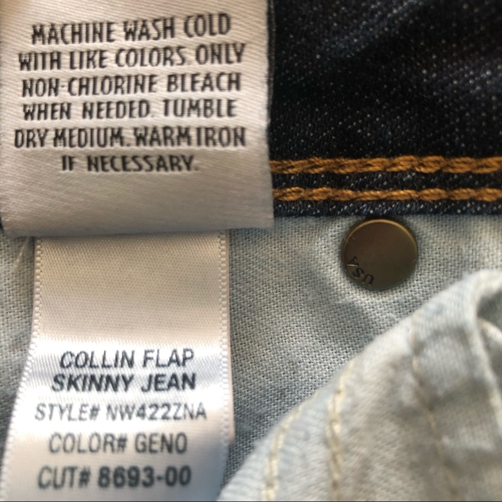 - Hudson Collin Flap Skinny Jeans - Picture 7 of 7
